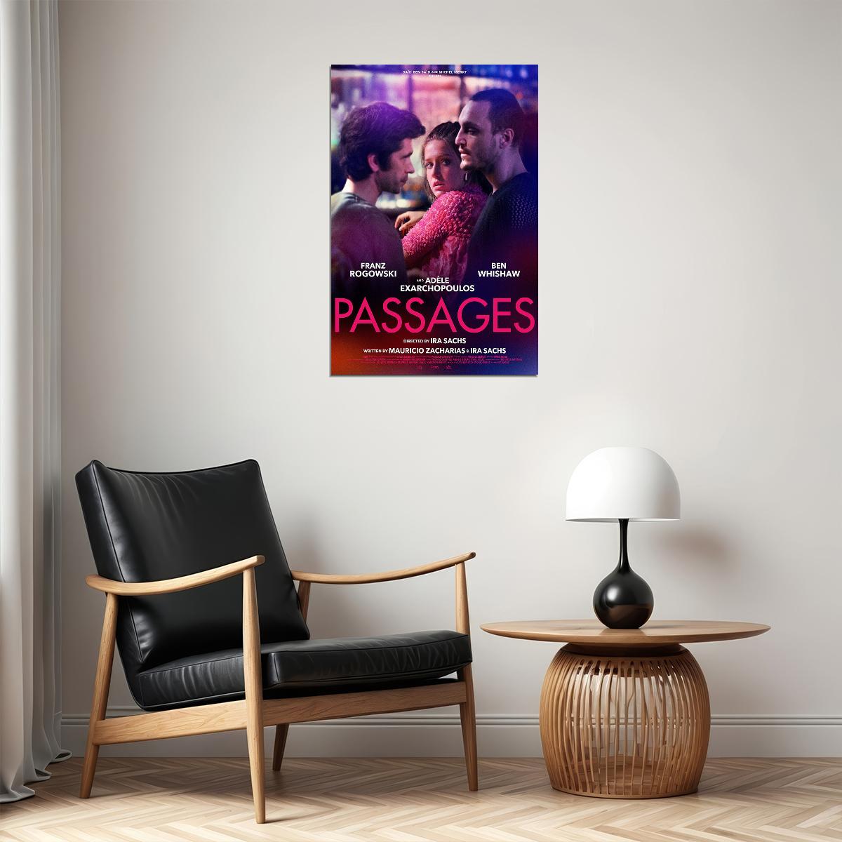 Passages Movie 2023 Drama Romance Poster Wall Art Print Home Wall Decor - xonomax