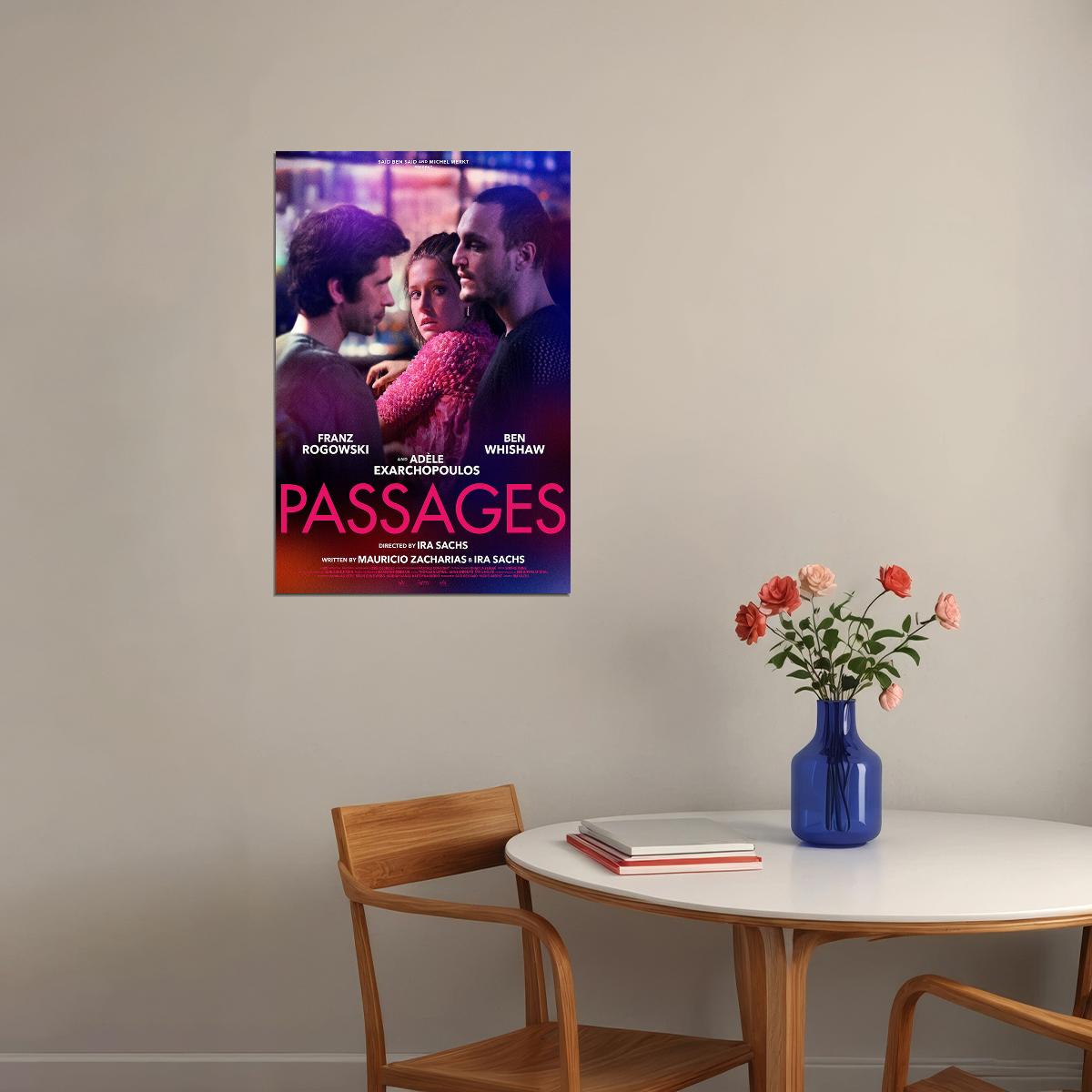 Passages Movie 2023 Drama Romance Poster Wall Art Print Home Wall Decor - xonomax