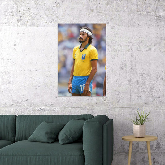 Brasileiro Oliveira Former Brazilian Football Player Poster Wall Art Print Home Wall Decor - xonomax