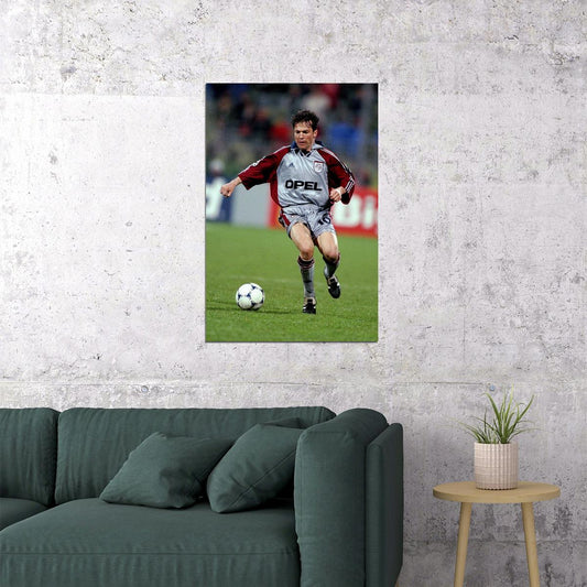 Former German Football Player Lothar Matthaus Poster Wall Art Print Home Wall Decor - xonomax