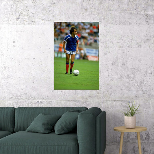 Michel Platini French Former Football Player Poster Wall Art Print Home Wall Decor - xonomax