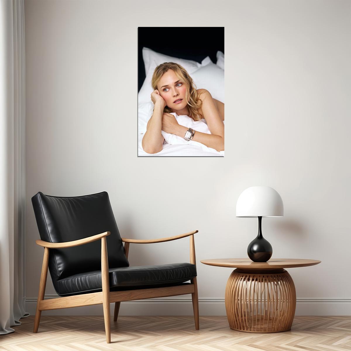 Diane Kruger German Actress And Model Poster Wall Art Print Home Wall Decor - xonomax