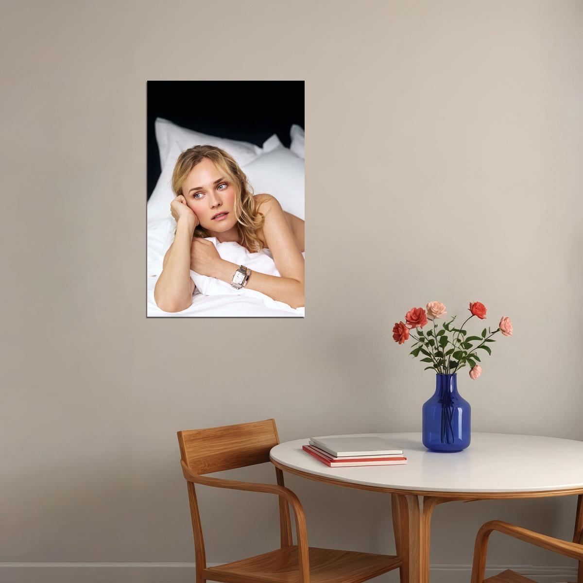 Diane Kruger German Actress And Model Poster Wall Art Print Home Wall Decor - xonomax
