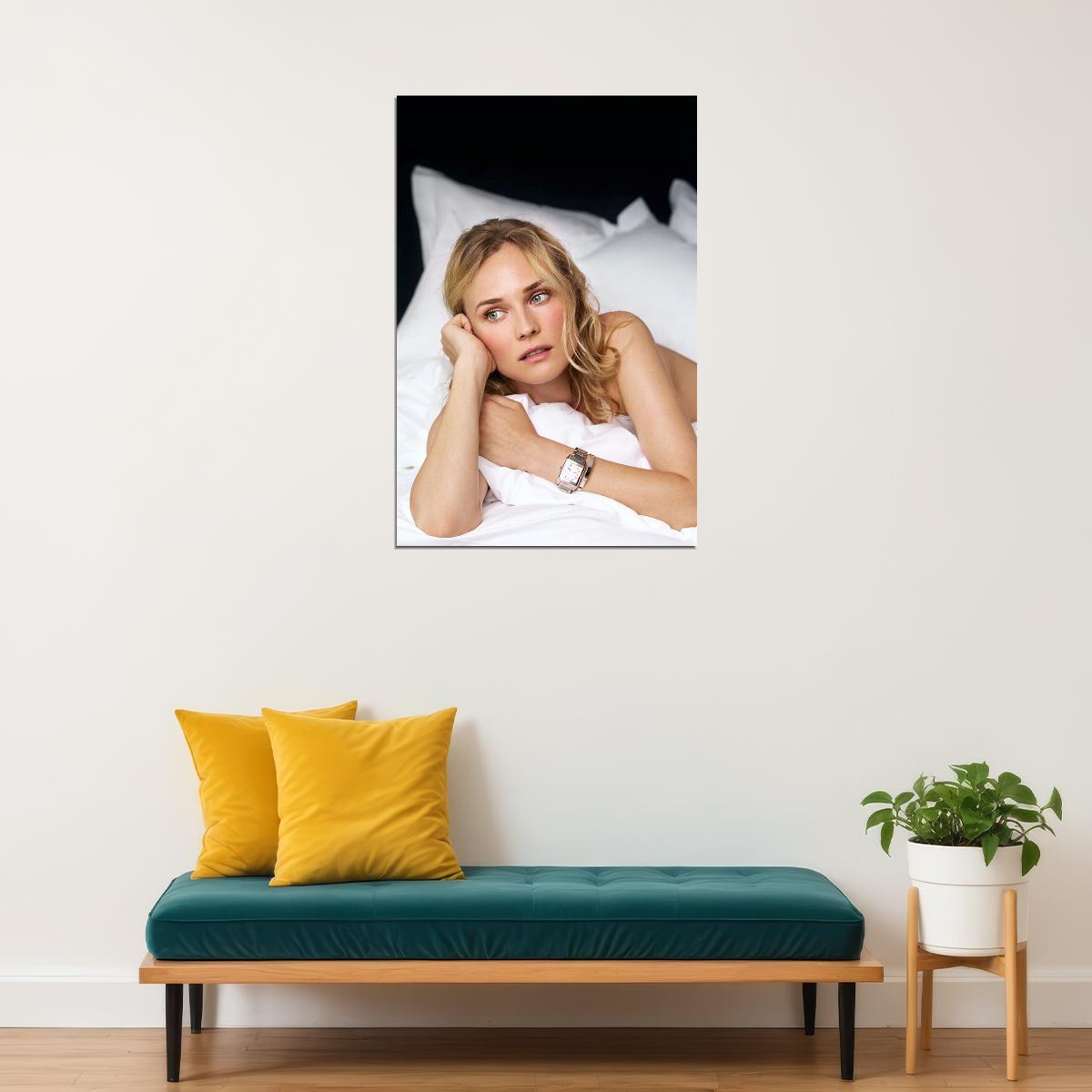 Diane Kruger German Actress And Model Poster Wall Art Print Home Wall Decor - xonomax