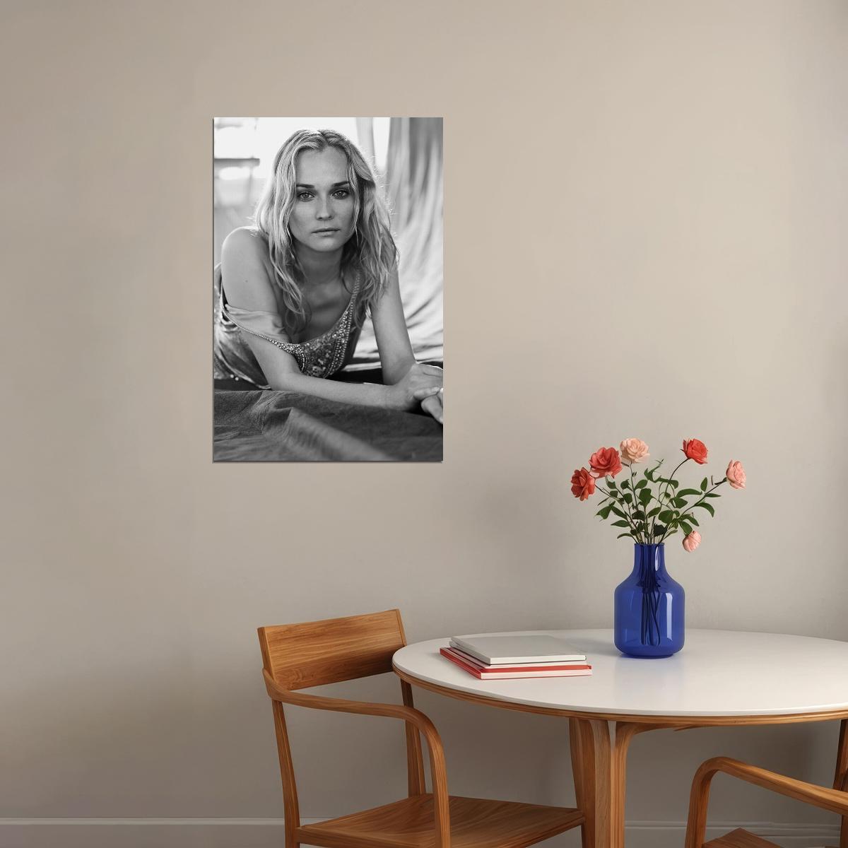 Diane Kruger German Model And Actress Fashion Poster Wall Art Print Home Wall Decor - xonomax