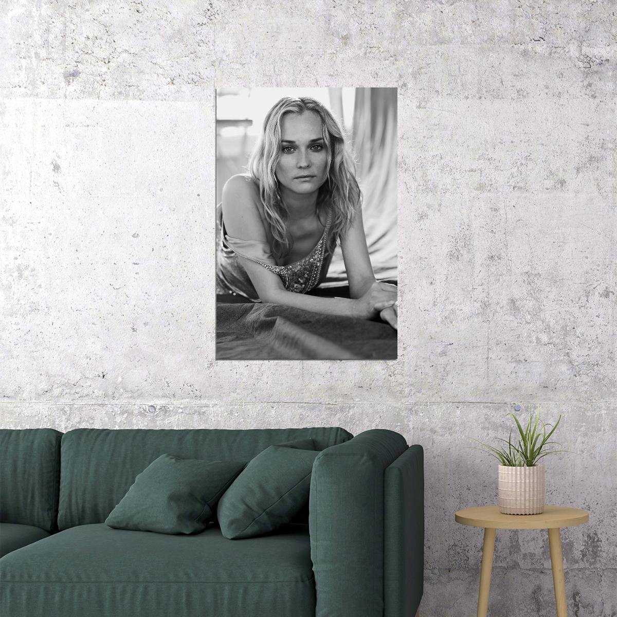 Diane Kruger German Model And Actress Fashion Poster Wall Art Print Home Wall Decor - xonomax