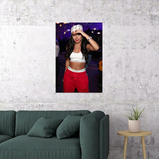Becky G American Music Artist Rapper Poster Wall Art Print Home Wall Decor - xonomax