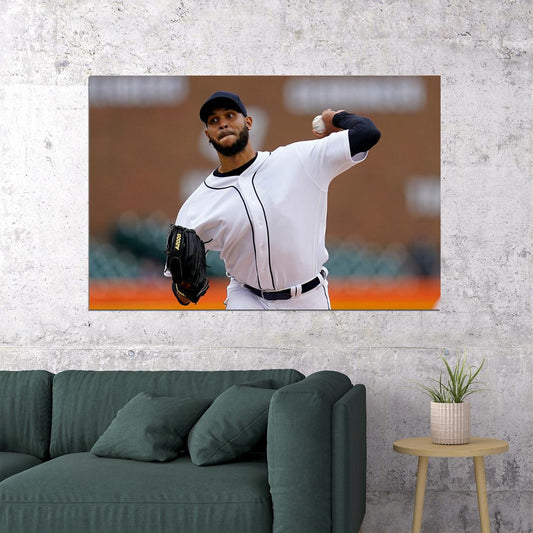 Eduardo Rodriguez Detroit Tigers Baseball Player Athlete Poster Wall Art Print Home Wall Decor - xonomax