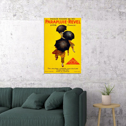 Festive Umbrellas By Leonetto Cappiello-1922 Vintage Style Poster Wall Art Print Home Wall Decor - xonomax