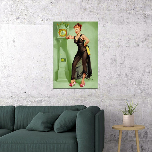 1950's Vintage Style Pin-up The Honeymoon's Over Poster Wall Art Print Home Wall Decor - xonomax
