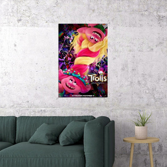 Trolls 3 Animation Movie Adventure Comedy Action Poster Wall Art Print Home Wall Decor - xonomax