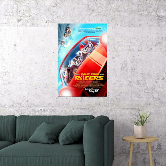 Rally Road Racers Movie Animation Comedy Family Poster Wall Art Print Home Wall Decor - xonomax
