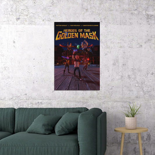 Heroes Of The Golden Masks Animation Movie Comedy Poster Wall Art Print Home Wall Decor - xonomax