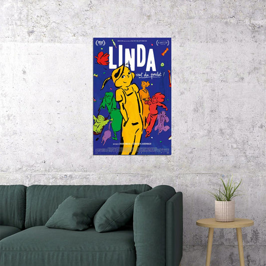 Chicken For Linda! Movie Animation Comedy Poster Wall Art Print Home Wall Decor - xonomax