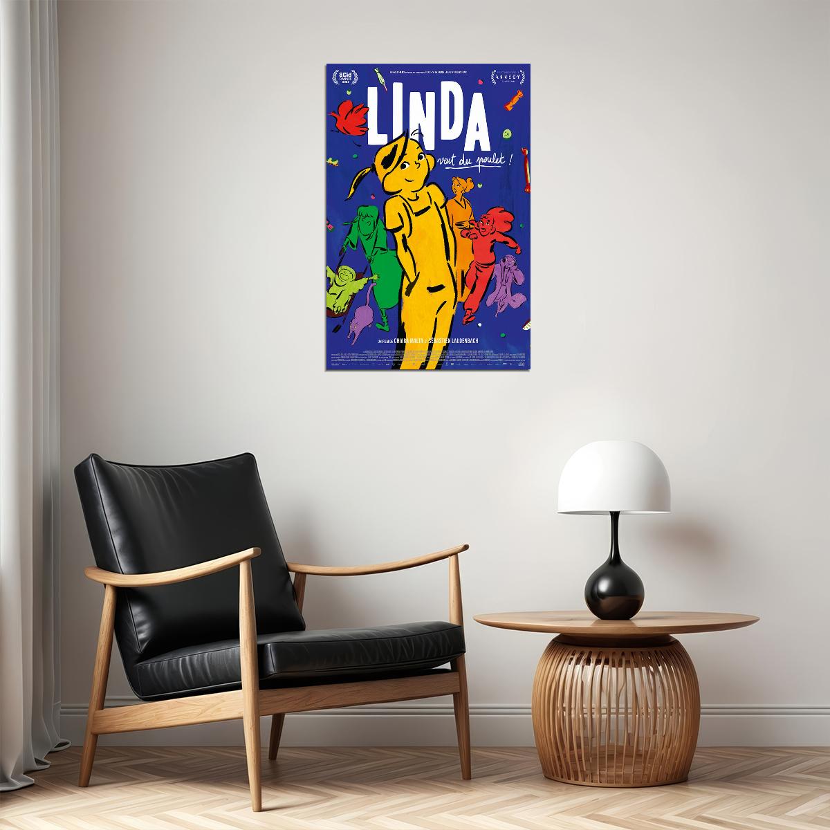 Chicken For Linda! Movie Animation Comedy Poster Wall Art Print Home Wall Decor - xonomax