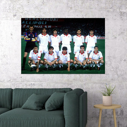 1994 Champions League Winners Soccer Ac Milan Poster Wall Art Print Home Wall Decor - xonomax