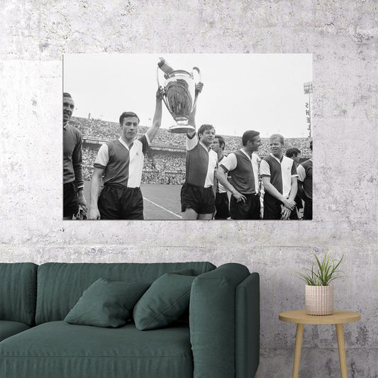 1969-70 Feyenoord European Cup Soccer Champions Match Poster Wall Art Print Home Wall Decor - xonomax