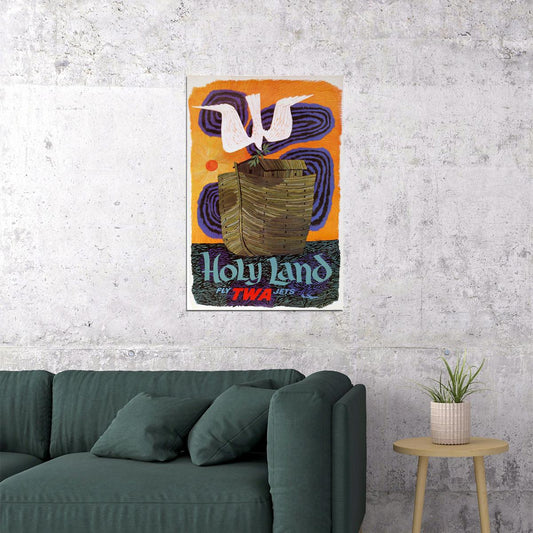 See The Holy Land! Vintage Style 1960s Travel Poster Wall Art Print Home Wall Decor - xonomax