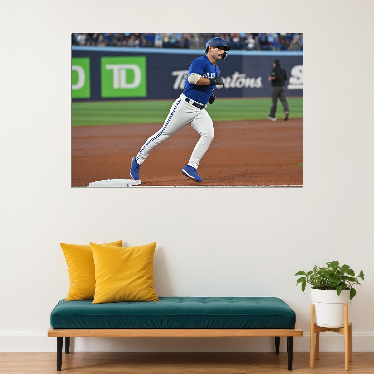 Davis Schneider Toronto Blue Jays Baseball Player Athlete Poster Wall Art Print Home Wall Decor - xonomax