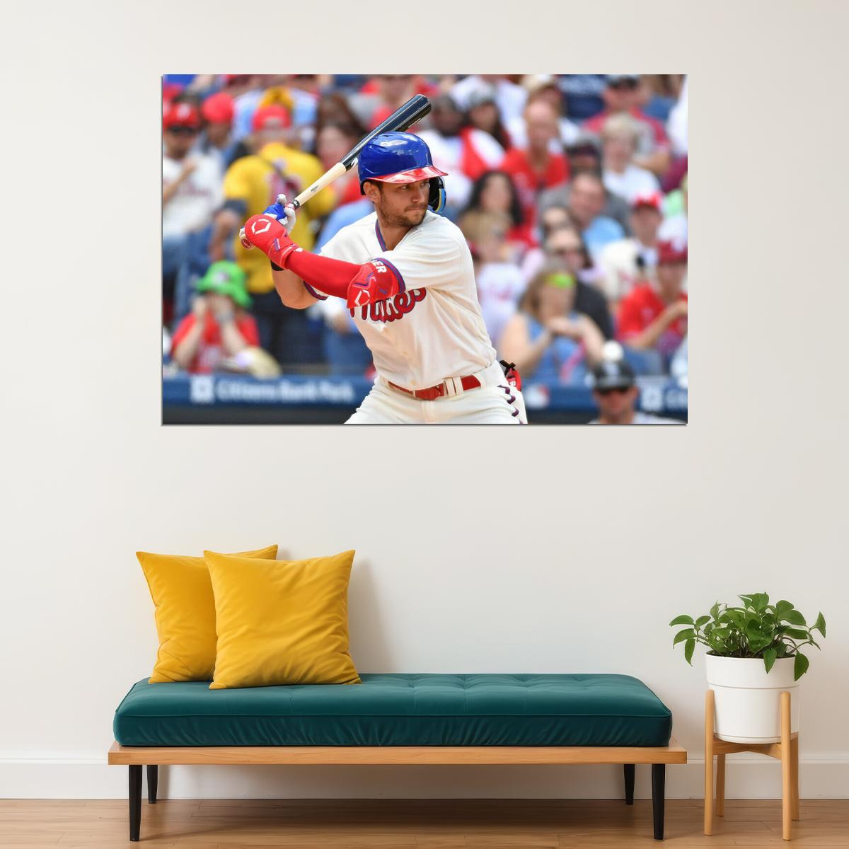 Trea Turner Philadelphia Baseball Player Athlete Poster Wall Art Print Home Wall Decor