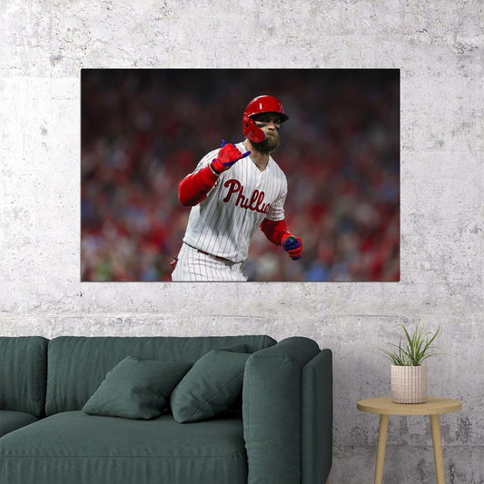 Bryce Harper Philadelphia Baseball Player Poster Wall Art Print Home Wall Decor - xonomax