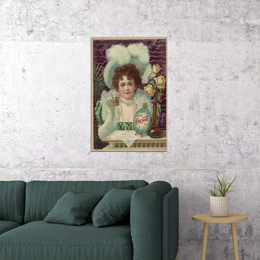 1890s Victorian Coca-cola Classic Vintage Style Poster Wall Art Print Home Wall Decor - xonomax