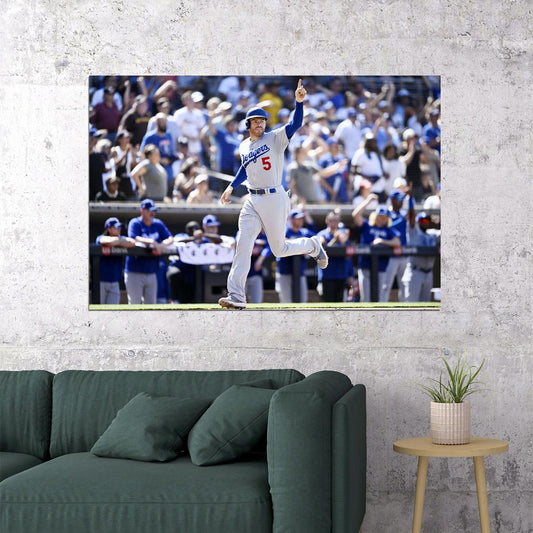 Freddie Freeman Los Angeles Baseball Player Poster Wall Art Print Home Wall Decor - xonomax