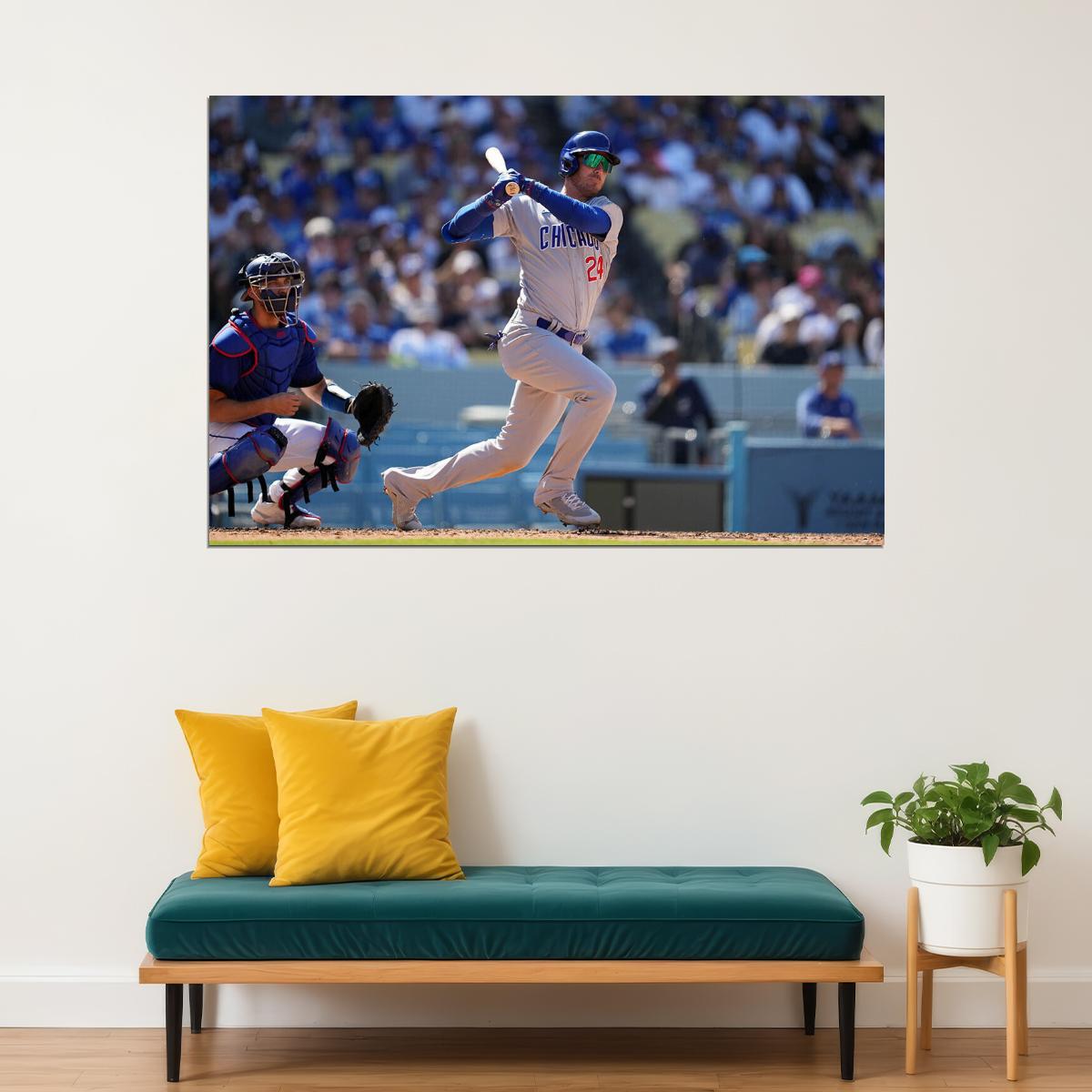 Cody Bellinger Chicago Baseball Player Athlete Sport Poster Wall Art Print Home Wall Decor - xonomax