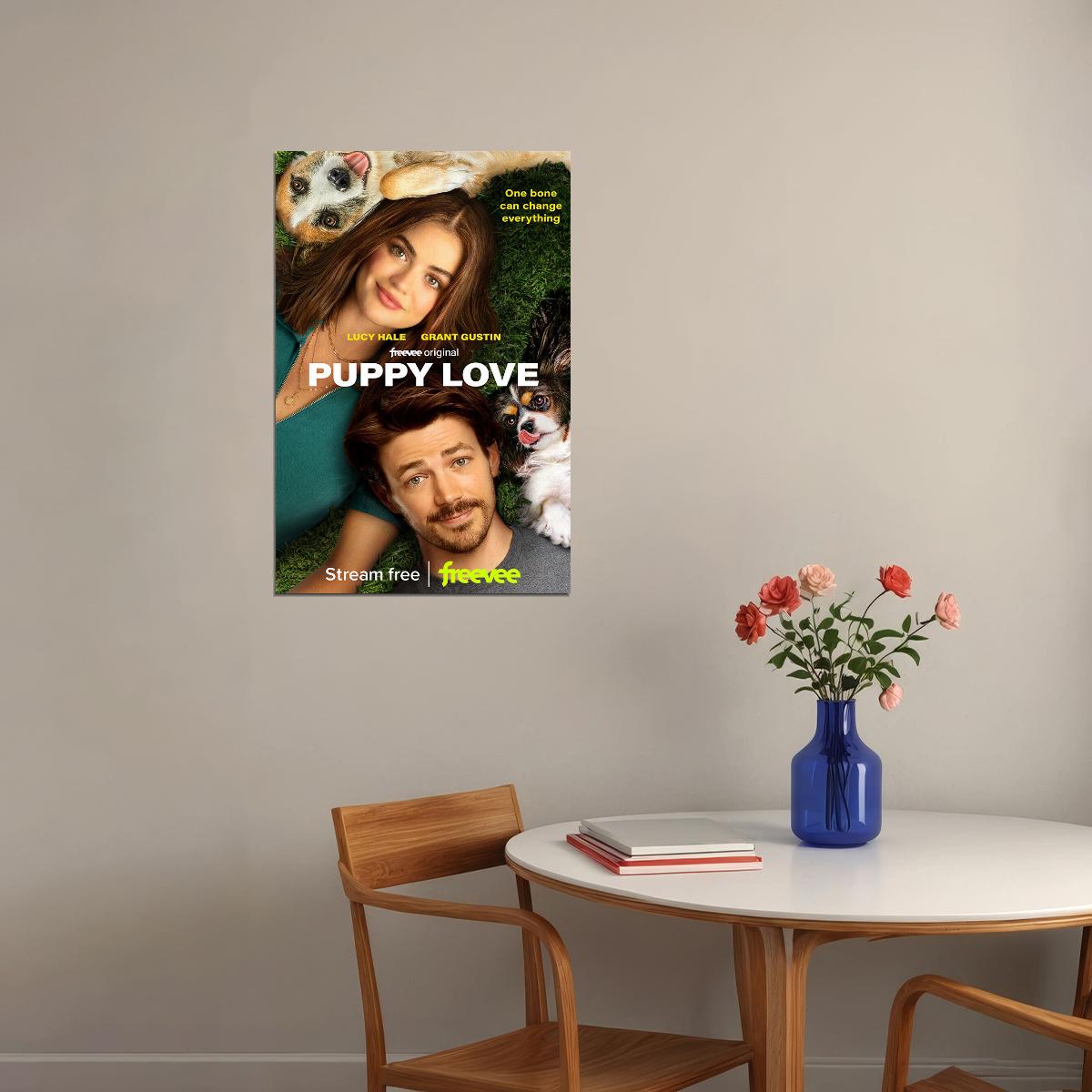 Puppy Love 2023 Movie Comedy Romance Poster Wall Art Print Home Wall Decor - xonomax