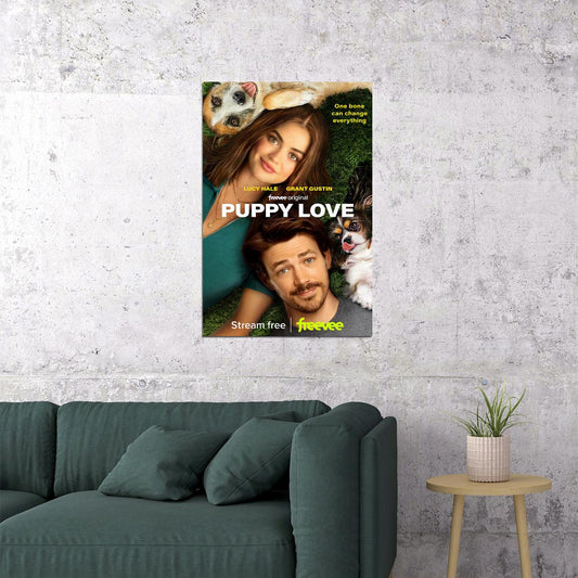 Puppy Love 2023 Movie Comedy Romance Poster Wall Art Print Home Wall Decor - xonomax