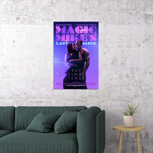 Magic Mike's Last Dance Movie Comedy Drama Poster Wall Art Print Home Wall Decor - xonomax
