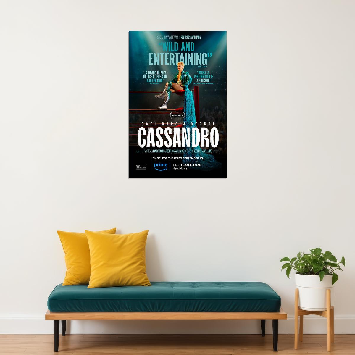 Cassandro Movie Biography Drama Sport Poster Wall Art Print Home Wall Decor - xonomax