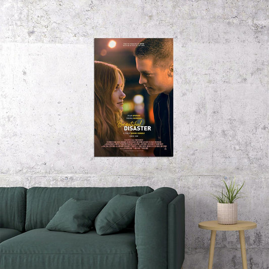 Beautiful Disaster Movie Drama Romance Poster Wall Art Print Home Wall Decor - xonomax