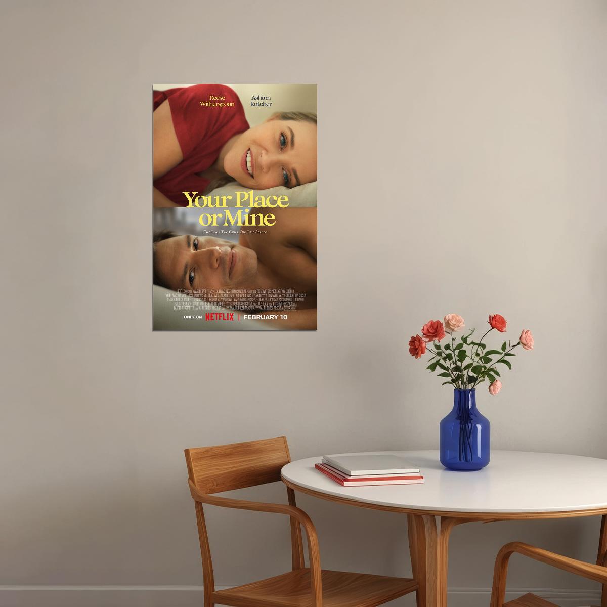 Your Place Or Mine Movie Romance Comedy Poster Wall Art Print Home Wall Decor