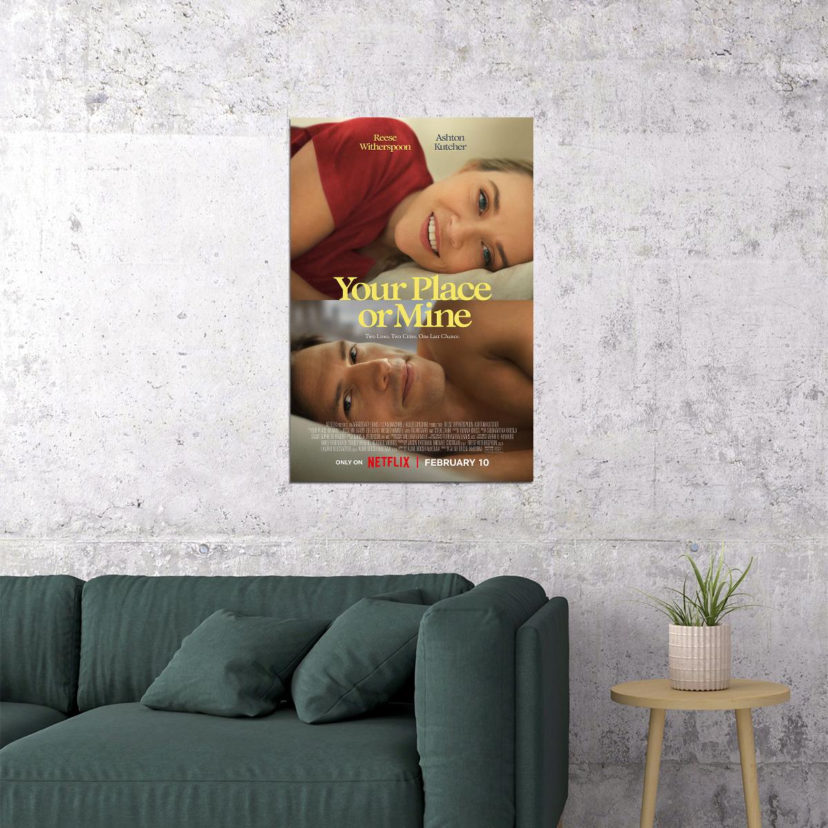 Your Place Or Mine Movie Romance Comedy Poster Wall Art Print Home Wall Decor