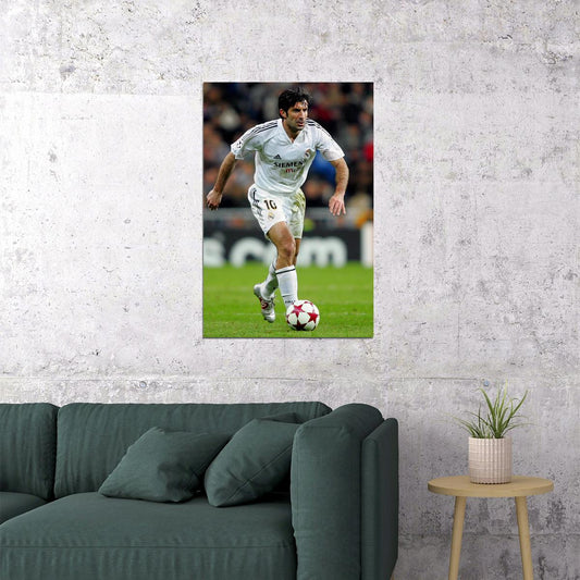 Former Portuguese Football Player Luis Figo Poster Wall Art Print Home Wall Decor - xonomax