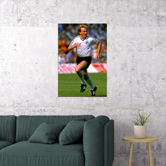 Karl-heinz Rummenigge Former German Football Player Poster Wall Art Print Home Wall Decor - xonomax