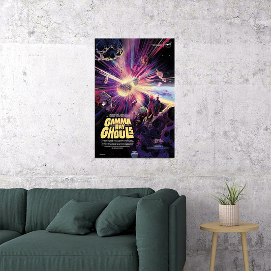 Nasa Space Horror Movie Style Gamma Ray Ghouls! Poster Wall Art Print Home Wall Decor - xonomax