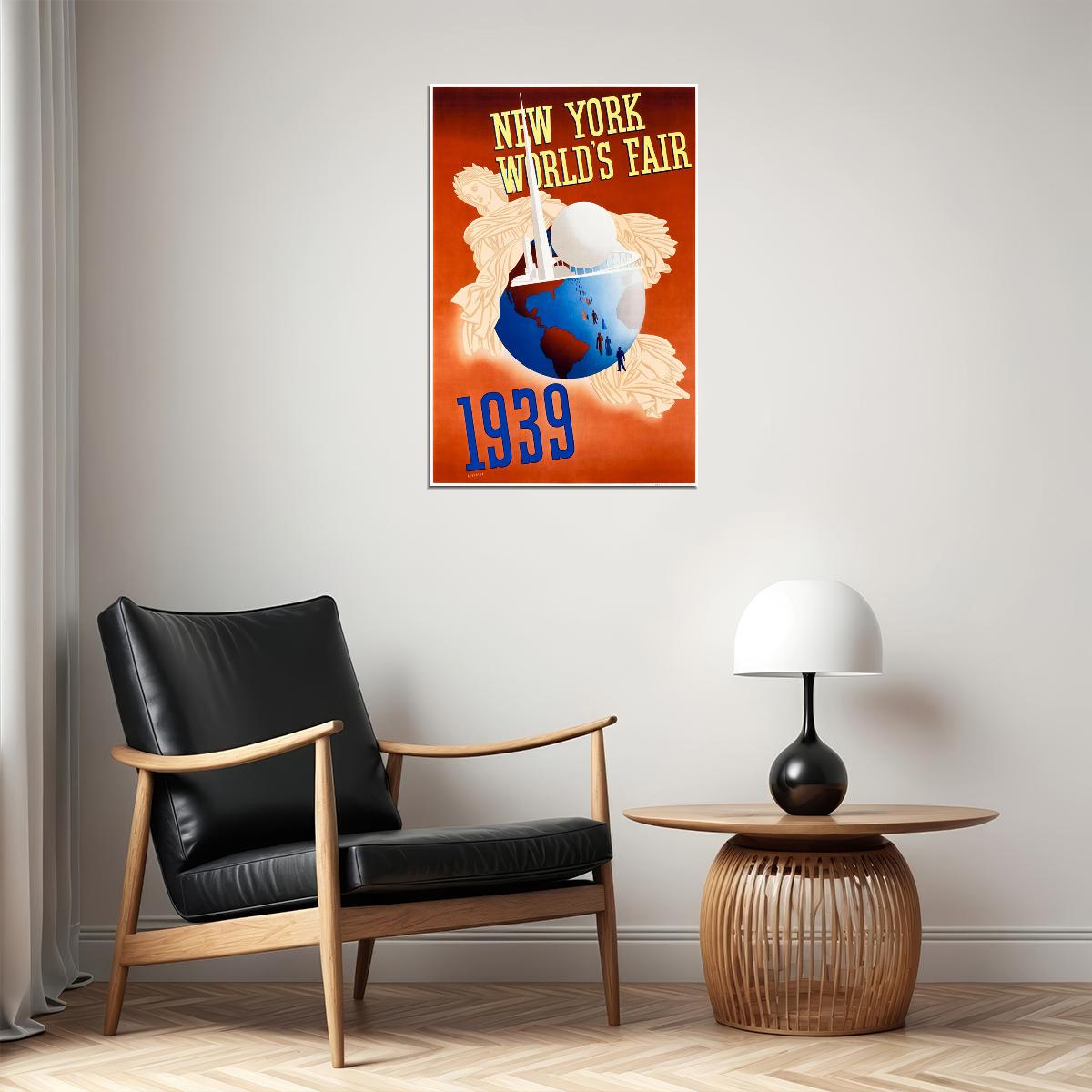 New York World's Fair 1939 Cultural Events Poster Wall Art Print Home Wall Decor - xonomax