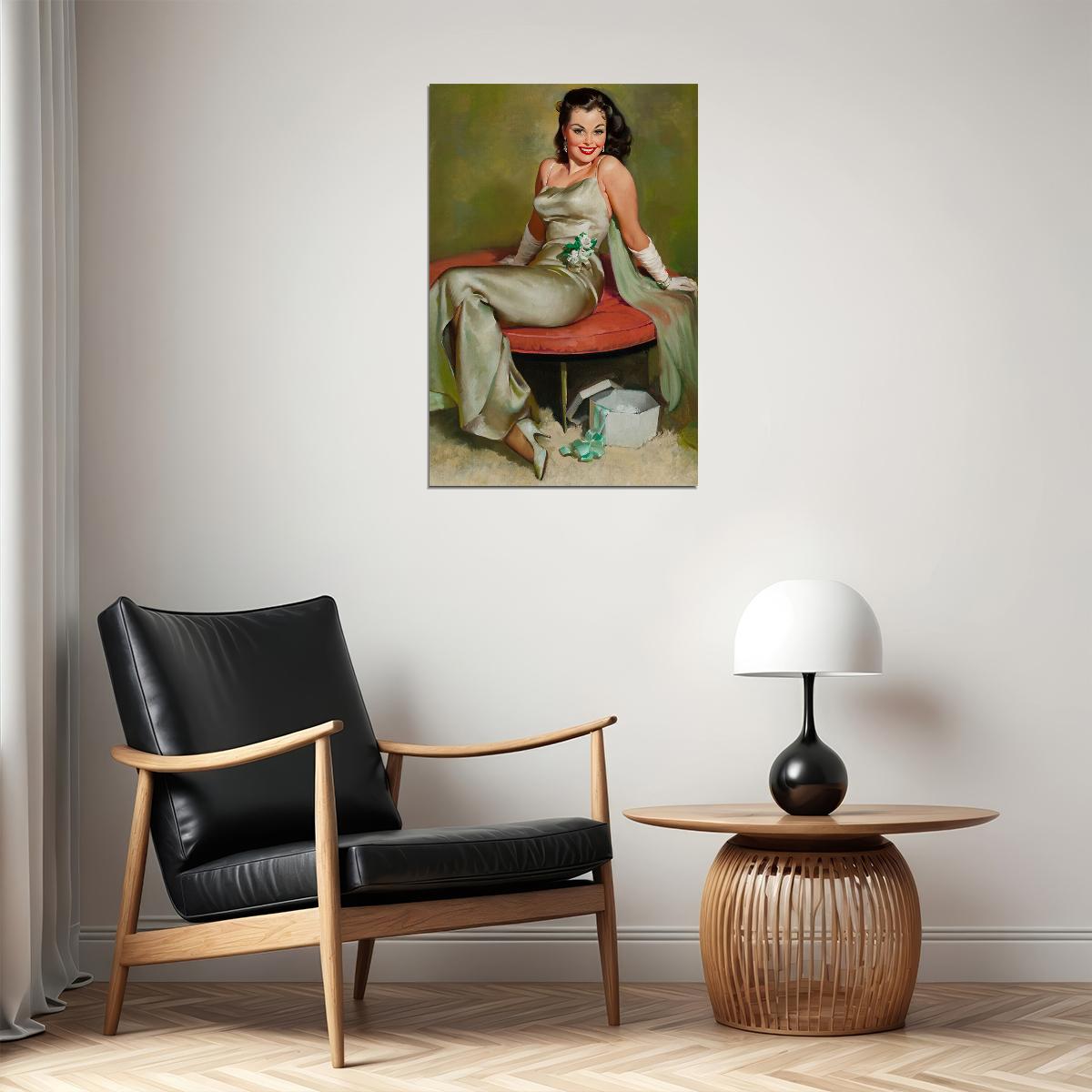 Captivating Vintage Style Sexy Pinup Girl Poster Wall Art Print Home Wall Decor