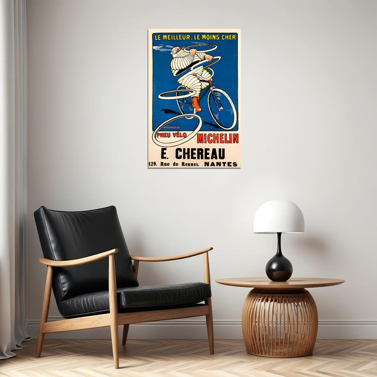 1912 Michelin Tires Vintage Bicycle Riding Advertising Poster Wall Art Print Home Wall Decor