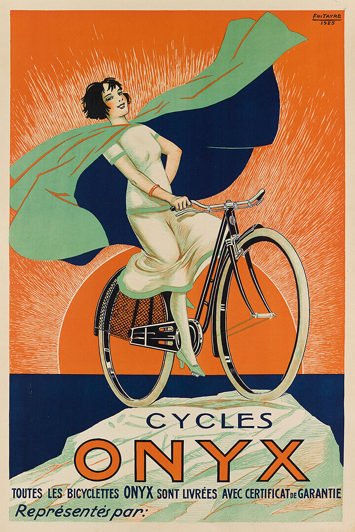 1920s Cycles Onyx Vintage Style Bicycle Riding Advertising Poster Wall Art Print Home Wall Decor