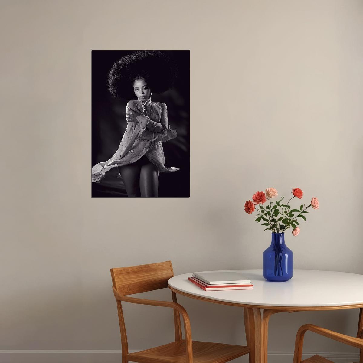Chloe Bailey American Singer And Songwriter Poster Wall Art Print Home Wall Decor