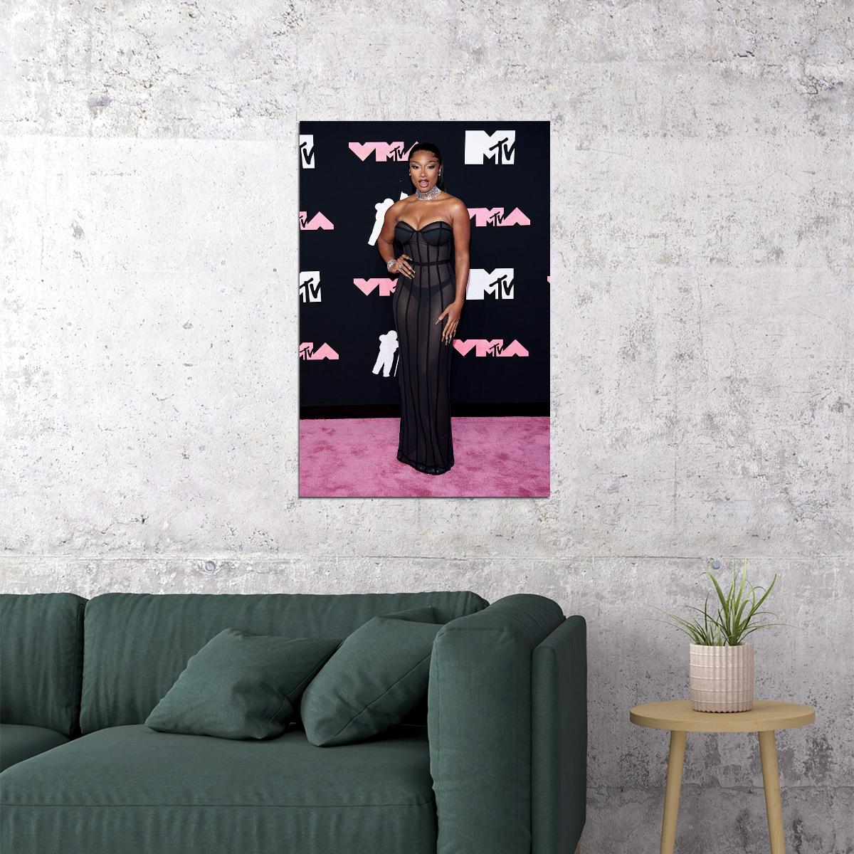 Megan Thee Stallion Rap Musician And Songwriter Poster Wall Art Print Home Wall Decor