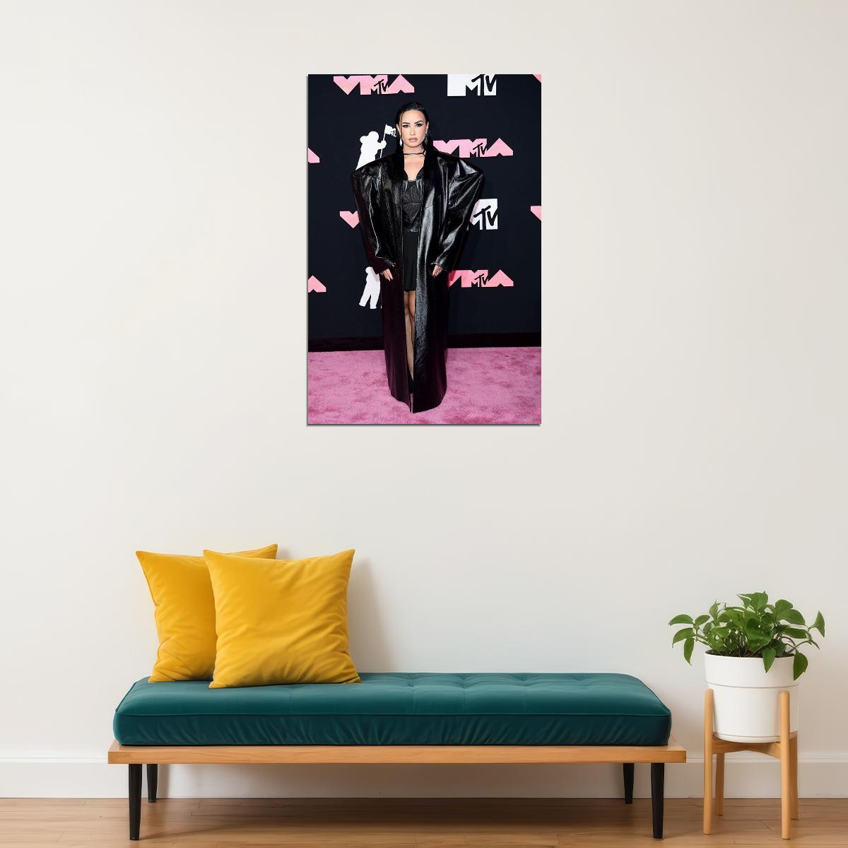 Demi Lovato Beautiful Actress Singer Famous Singer Poster Wall Art Print Home Wall Decor