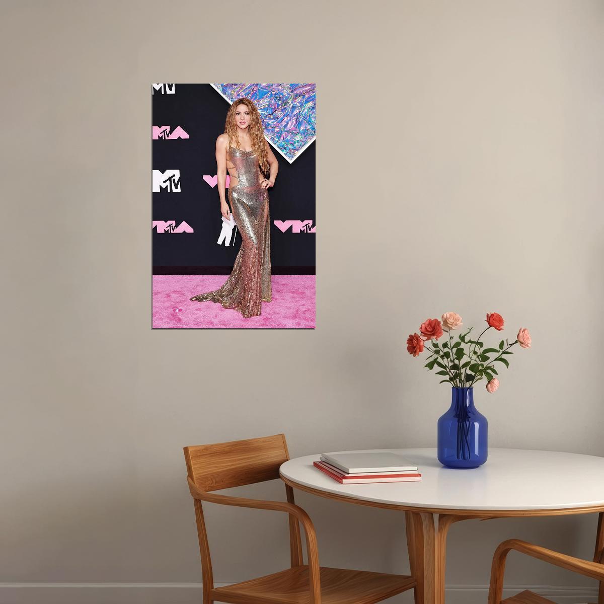 Shakira Colombian Singer Songwriter Dancer Poster Wall Art Print Home Wall Decor - xonomax