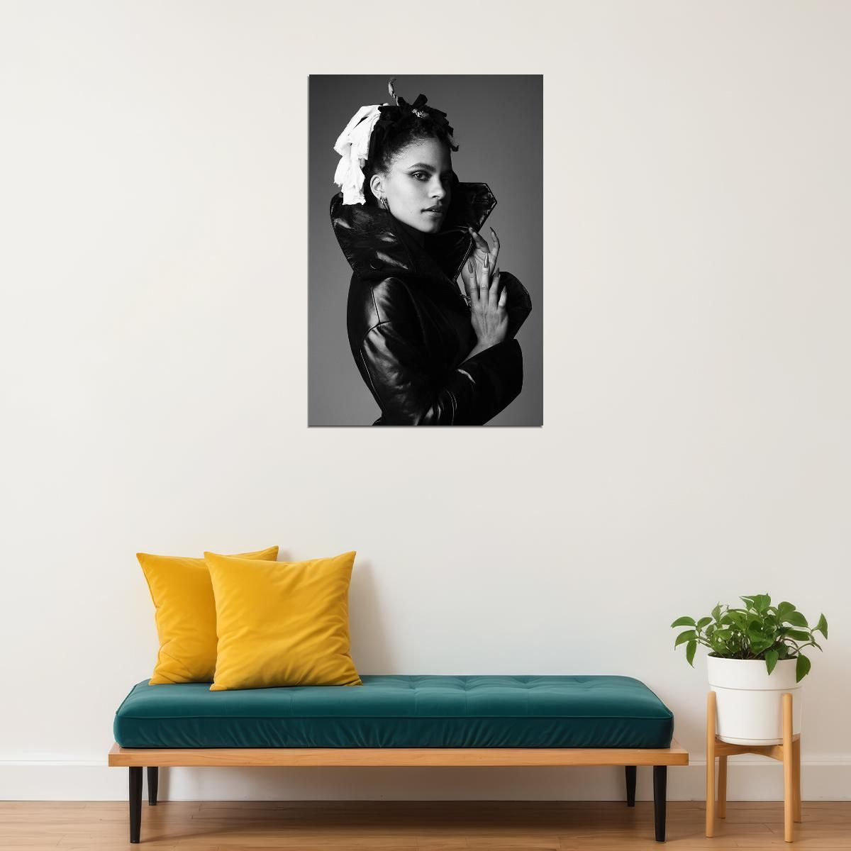 Zazie Beetz German-American Artist Actress Poster Wall Art Print Home Wall Decor