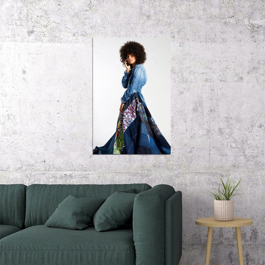 Zazie Beetz German-American Actress Artist Poster Wall Art Print Home Wall Decor - xonomax