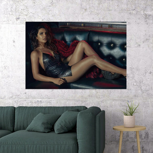 Priyanka Chopra Indian Film Actor Artist And Singer Poster Wall Art Print Home Wall Decor - xonomax