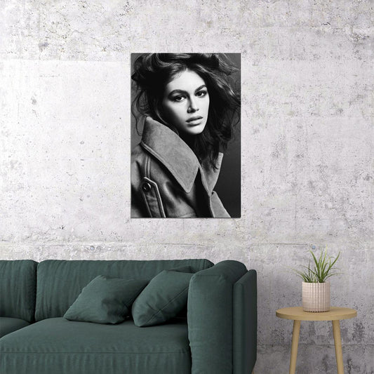 Kaia Gerber American Model And Actress Poster Wall Art Print Home Wall Decor - xonomax